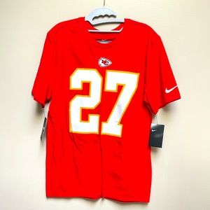 Nike Athletic Cut KC Chiefs #27 Kareem Hunt Shirt